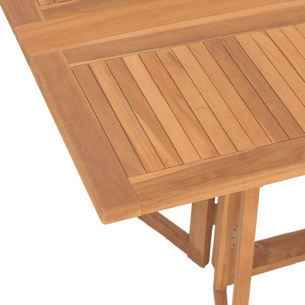 Garden Dining Set 7 pcs Brown Solid Wood Teak
