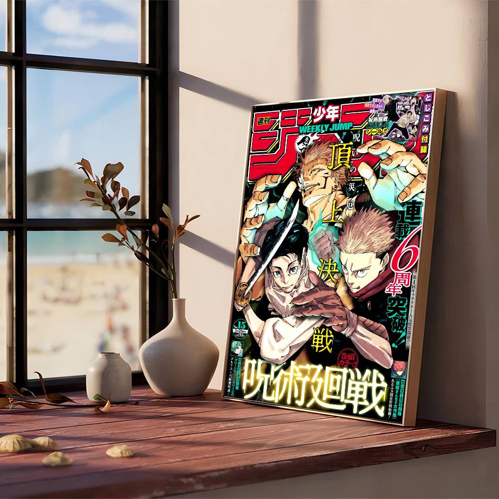 Anime J-Jujutsu K-Kaisen Good Quality Prints and Posters Waterproof Paper Sticker Coffee House Bar Posters Wall Stickers
