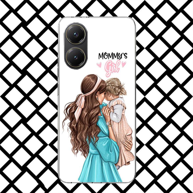 Mom Baby Girls Phone Case for Xiaomi Poco F7 Ultra X7 X6 X5 Pro X4 Gt M8 M7 Redmi 15 15C 13 13C 12 12C Soft Cover Fundas Poco F7