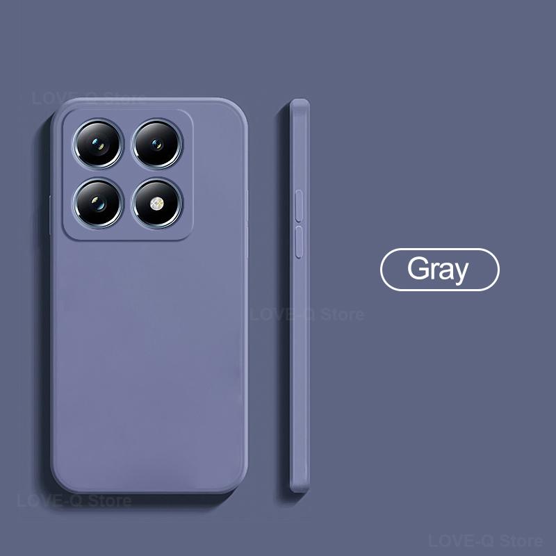 For For Xiaomi 14T Pro Case Liquid Silicone Funda Phone Cases For Xiaomi 14T Pro Xiao Mi 14T 14 T Mi14T Pro Soft TPU Cover