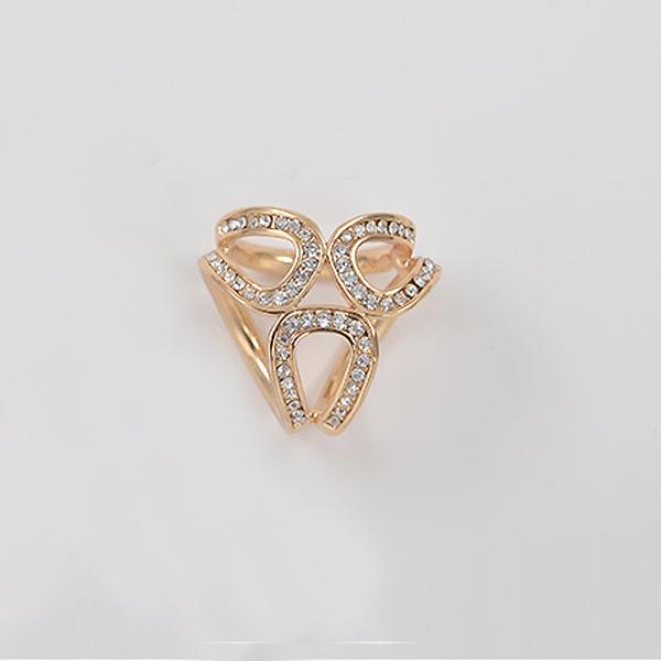 Crystal Scarf Silk Buckle Clip Women Jewelry