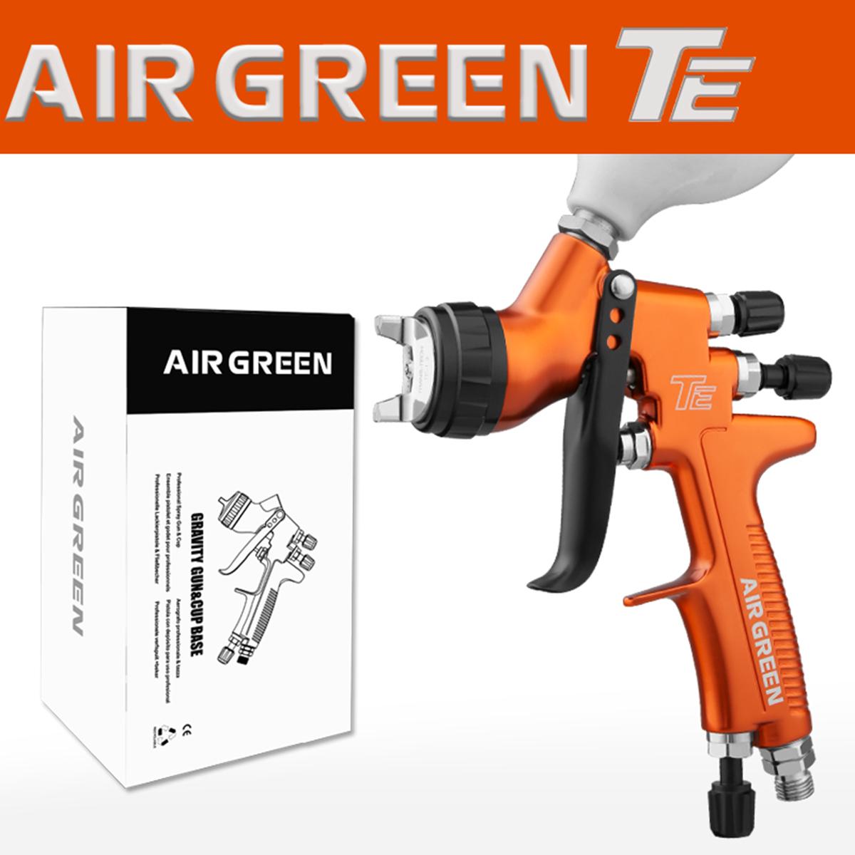 

HVLP Gravity Feed Sprayer 1.300CMm Nozzle 600 Cup Highly Atomized Paint Spray Tool High Transfer Efficiency Green and Saving For Oily Waterbor