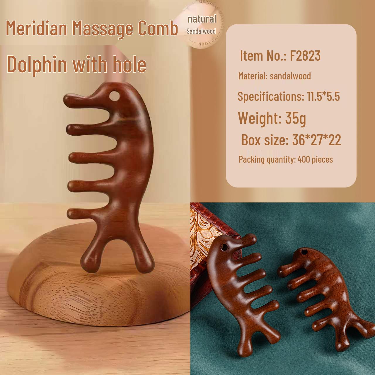 

Portable Acupressure Wide-Tooth Comb for Scalp Therapy and Meridian Massage for Men and Women