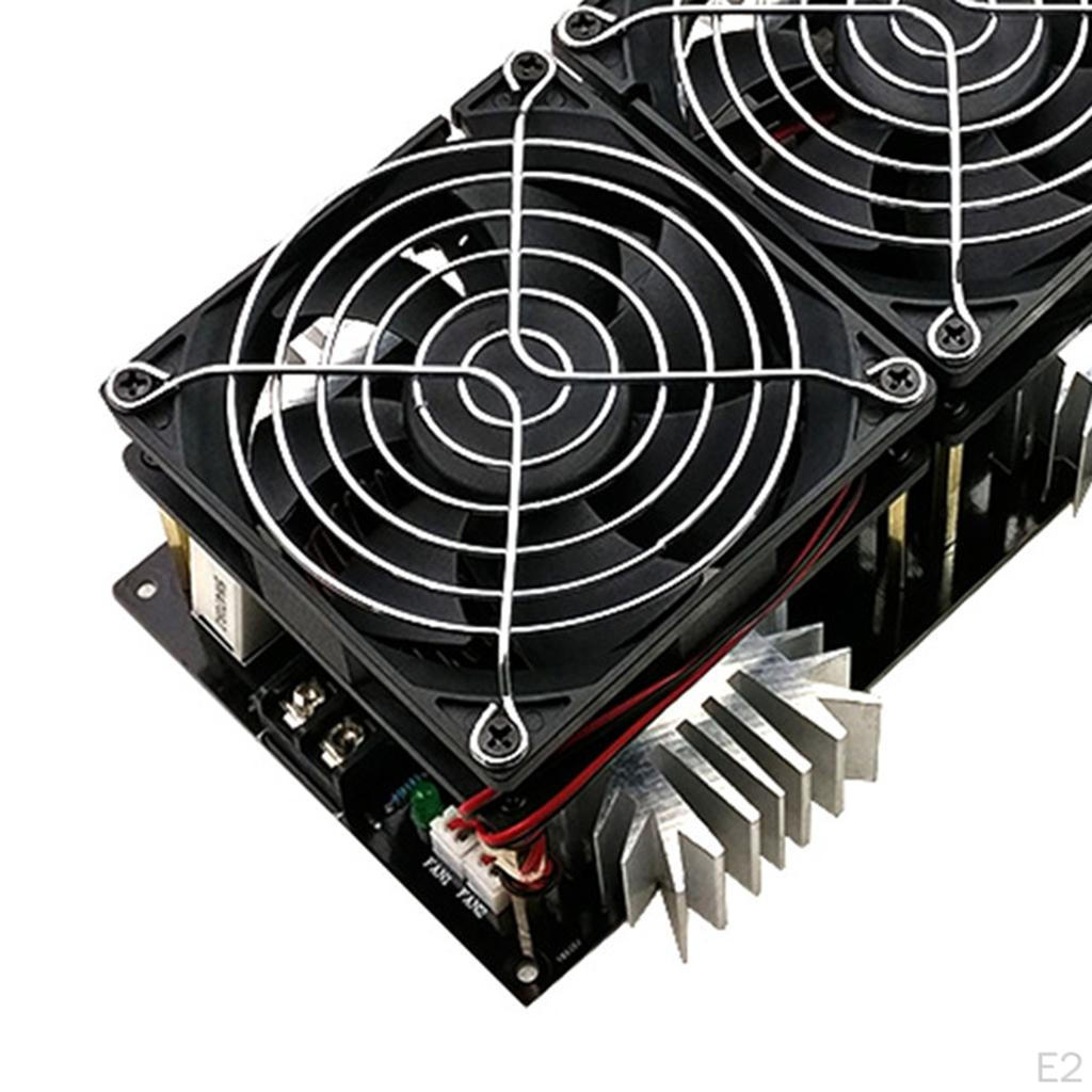 DC 12V-48V ZVS Low Voltage Induction Heating Board Module 2000W 50A Flyback Driver Heater with Tesla