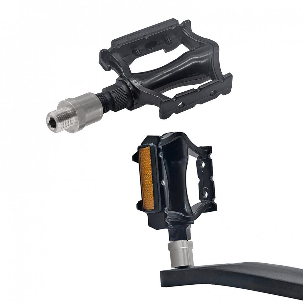 Bicycle Pedal Adapter Pair Designed for 9/16 Inch and 1/2 Inch Compatibility
