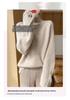 Women's Thick Wool Knit Pullover Sweater - Half-High Neck, Loose Fit, Cozy Style