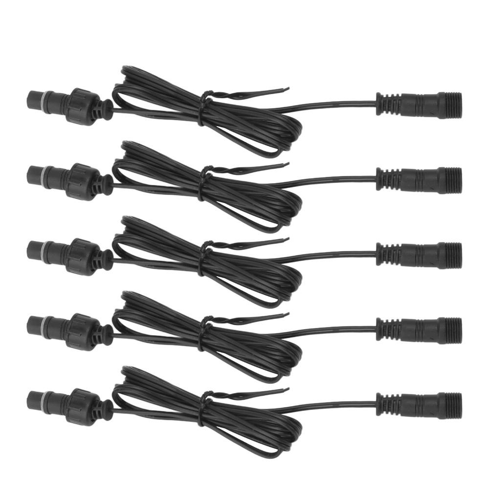 5pcs 3.3ft Garden Extension Cord IP67 LED Light Extension Cord  Garden Lighting