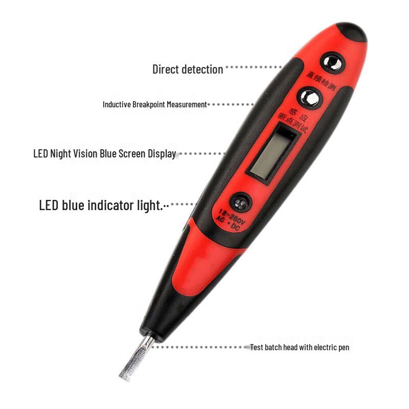 Digital LED Multifunction Voltage Tester Pen