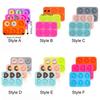 3PCS Silicone 6-Cavity Donut Baking Pan Soft Bread Mold Household Dessert Mold  Cake