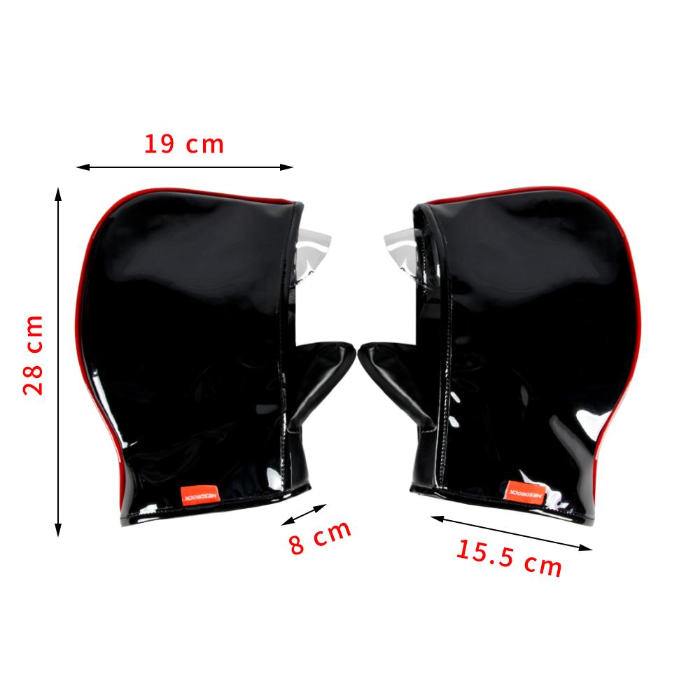 1Pair Motorcycle Warm Handlebar Cover Winter Electric Vehicles Windshield Gloves Windproof Motorbike Scooter Handlebar Muffs