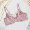 Plus Size Sexy Bra Lace Underwear Crossover Design Soft Underwire Adjustable Straps Bra