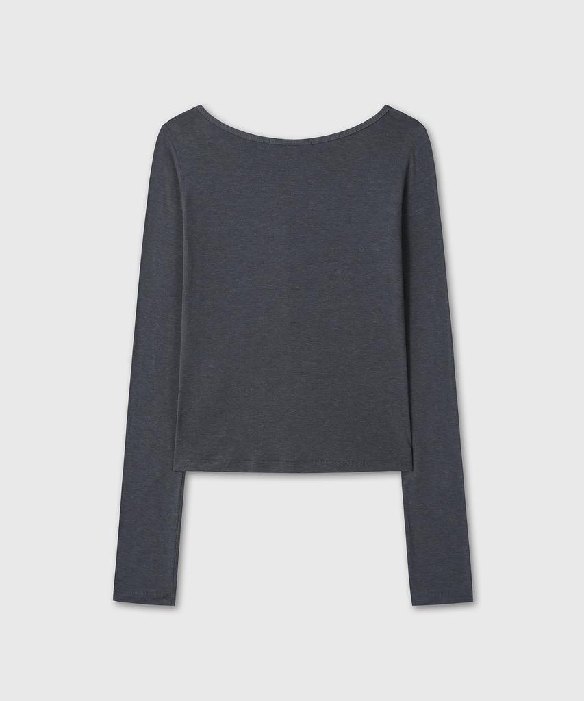 Daibeuinumeon U-Neck Long Sleeve (Navy)