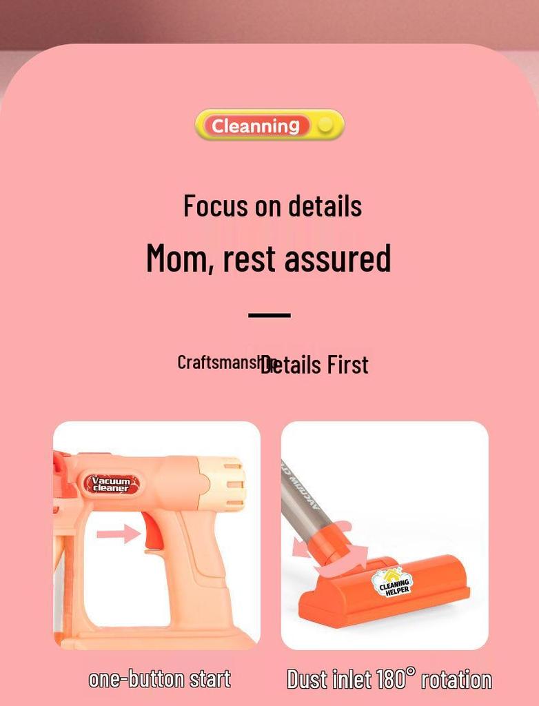 Children's Electric Sweeper Toy: Simulated Vacuum Cleaner for Parent-Child Role Play