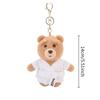 Ted2 Knuffel Sleutelhanger Kawaii Teddybeer Pluche Anime Hobby Knuffel Sleutelhanger Tas Hanger Poppen Kerst Verjaardag Cadeaus