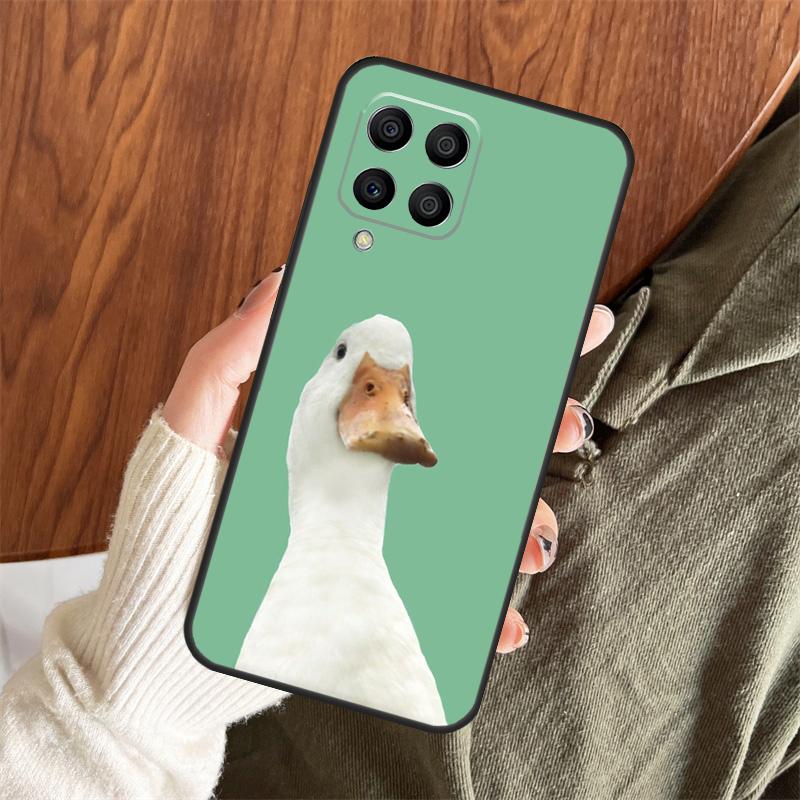 Cute Cartoon Duck Case For Samsung Galaxy M14 M34 M54 M12 M32 M52 M15 M11 M13 M06 M16 M36 M56 M31 M53 M35 M55
