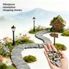 10Pcs Stepping Model Stones Irregular For Garden Pathway Walkway,Miniature Outdoor Landscaping Decorative Step Rocks