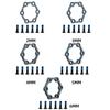 Electric Scooter Brake Disc Aluminium Alloy 6 Hole Brake Disc With 6 Screws Disc Brake Rotor Bicycles Brake Accessories