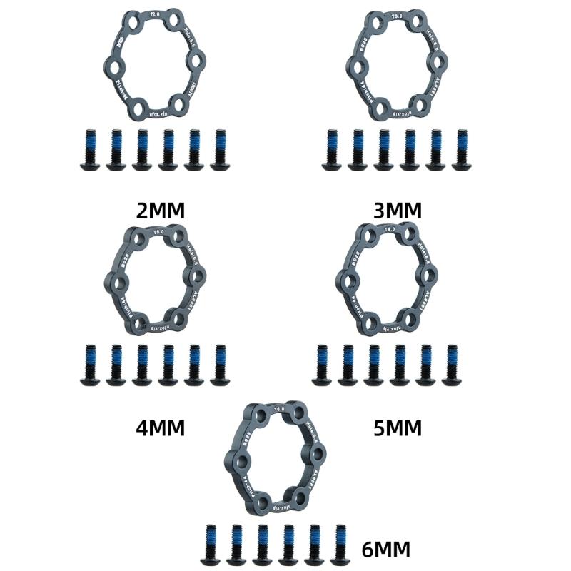 Electric Scooter Brake Disc Aluminium Alloy 6 Hole Brake Disc With 6 Screws Disc Brake Rotor Bicycles Brake Accessories