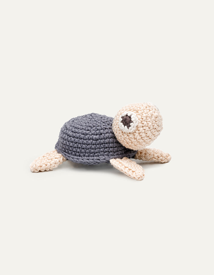 Rustling Toy Mr Turtle Nightshadow Blue One Size Nightshadow Blue