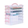Transparent Watercolor Stationery Organizer Multi Layer Detachable Storage Case  Art Supplies