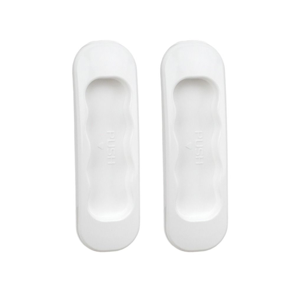 2pcs Fashion PP Door Handle Hardware Self-Adhesive Door Knob Multifunctional Punch-free Door Handlebar Kitchen