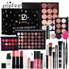 Popfeel Kit Trucco All in One Professionale Set Cosmetico Viso Completo Palette Ombretti Rossetto Fondotinta Pennelli Trucco Scatola Regalo per Donne