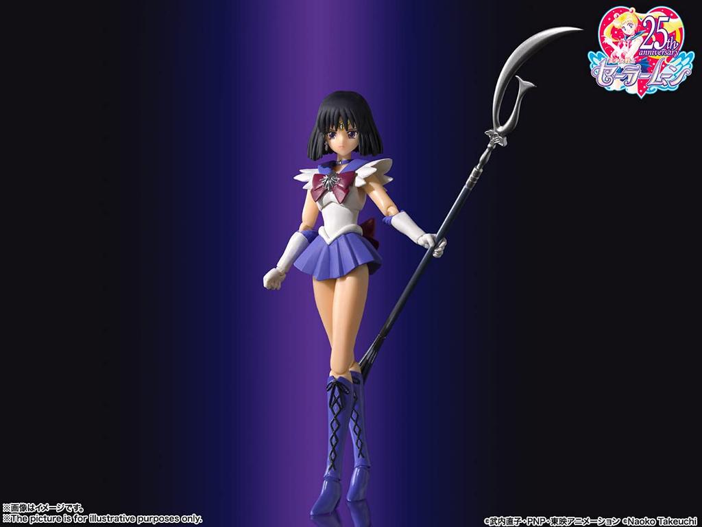 TAMASHII NATIONS Sailor Moon R Sailor Saturn Color 130mm painted movable figure S.H.Figuarts -Animation Edition- Approx. PVC&ABS