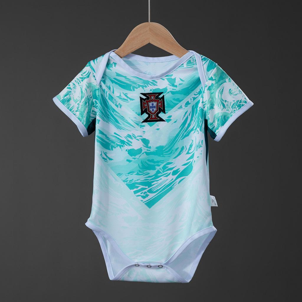 US, Canada and Mexico World Cup Football Jersey One-piece Baby Baby Argentina France Real Madrid Baby Climbing Suit Romper