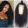 European American Fashion Nature Long Curly African Wig Front Lace