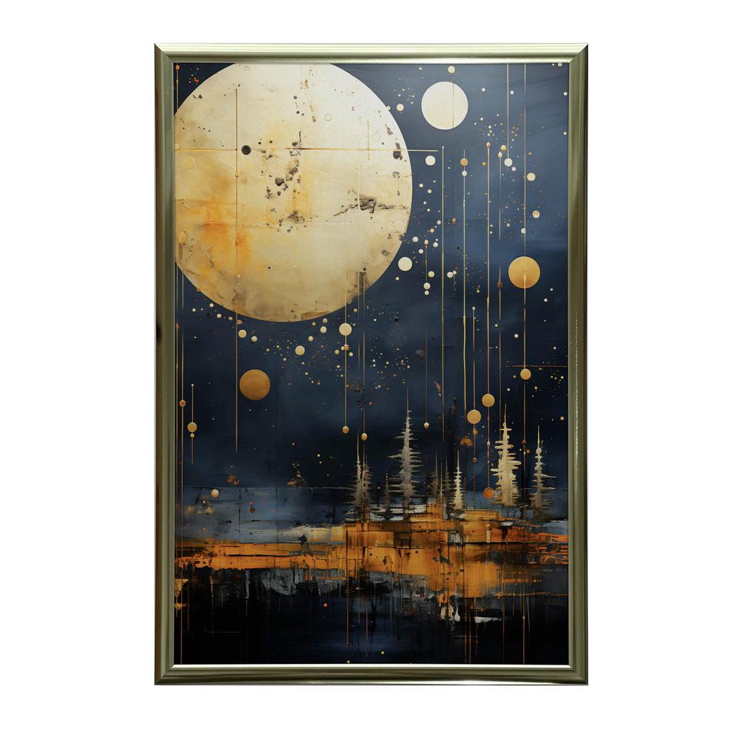 Przemysłowy Pejzaż Marzeń Przemysłowy Pejzaż Marzeń, 50X70 Cm, Bez Ramy, Płótno Premium Na Blejtramie