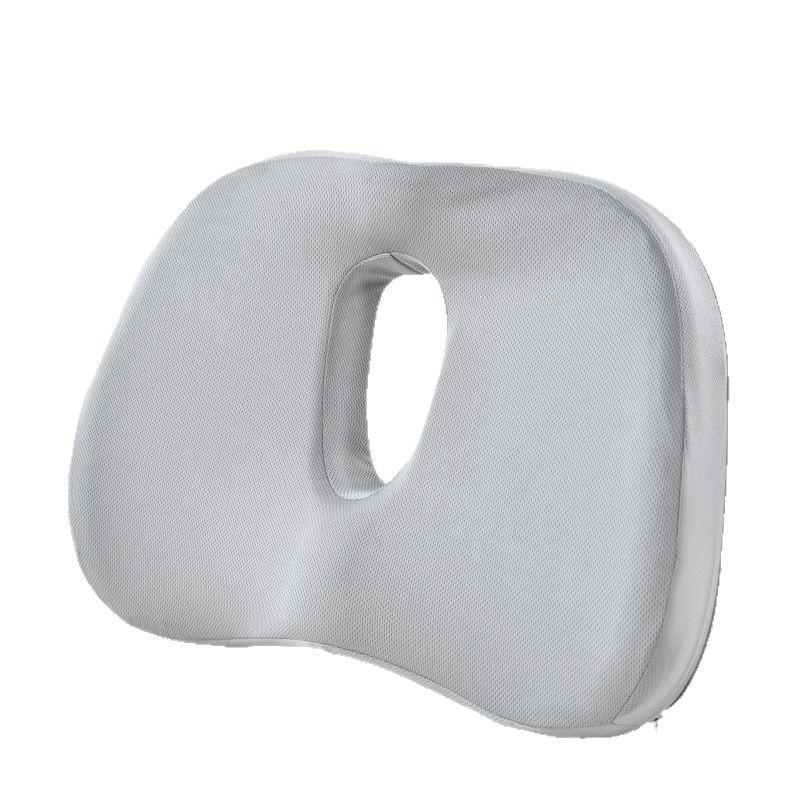 Ergonomic Memory Foam Hollow Office Seat Cushion for Hemorrhoid Relief, Buttock Support and Student Use - Made of Durable
