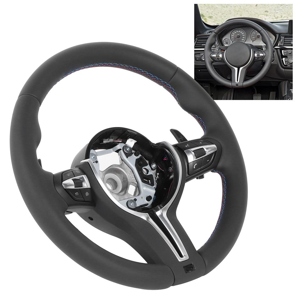 Upgrade for F80 M3 Style Steering Wheel with Paddle Shifters Fits for F20 F22 F30 F32 F15 F16