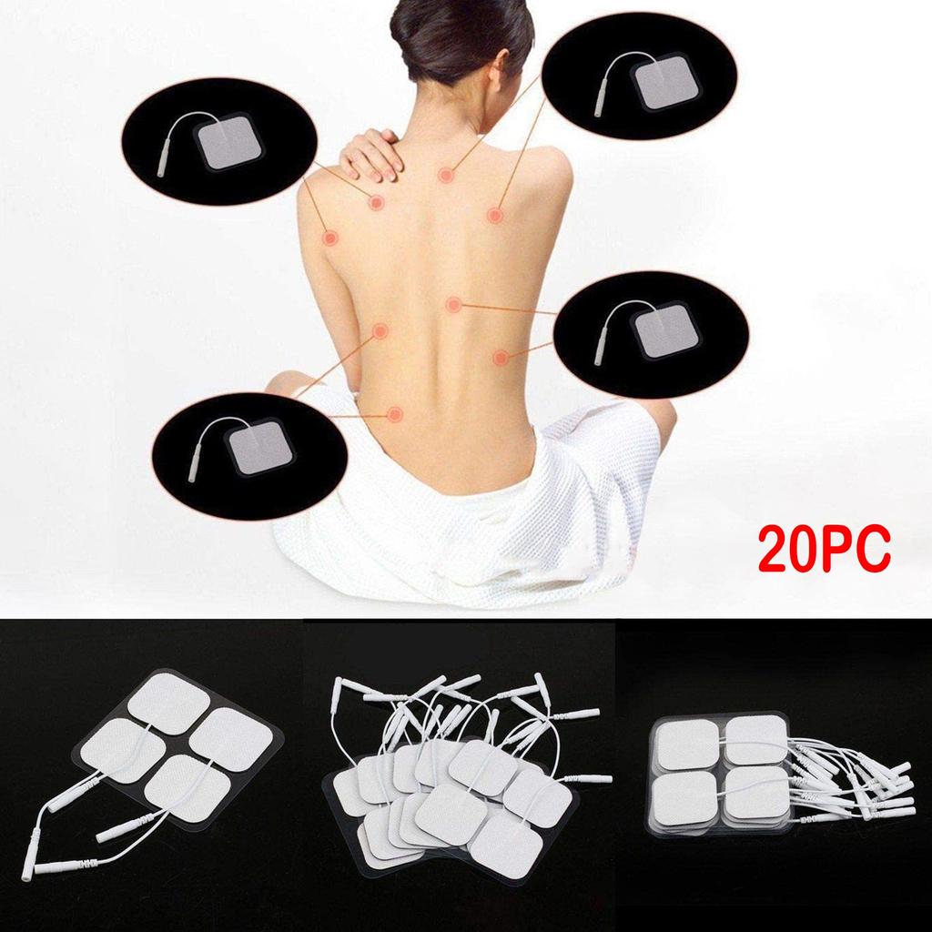 Universal Electrode Pads Reusable Self-adhesive Digital Machine Massager