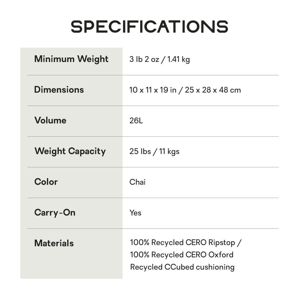 Nemo Equipment Vantage 26L Backpack, Chai