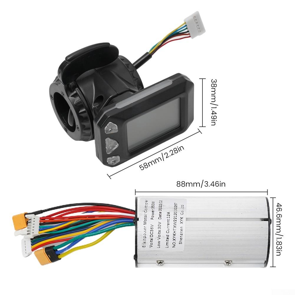 Electric For Scooter Parts Set Controller E-Bike Fiber