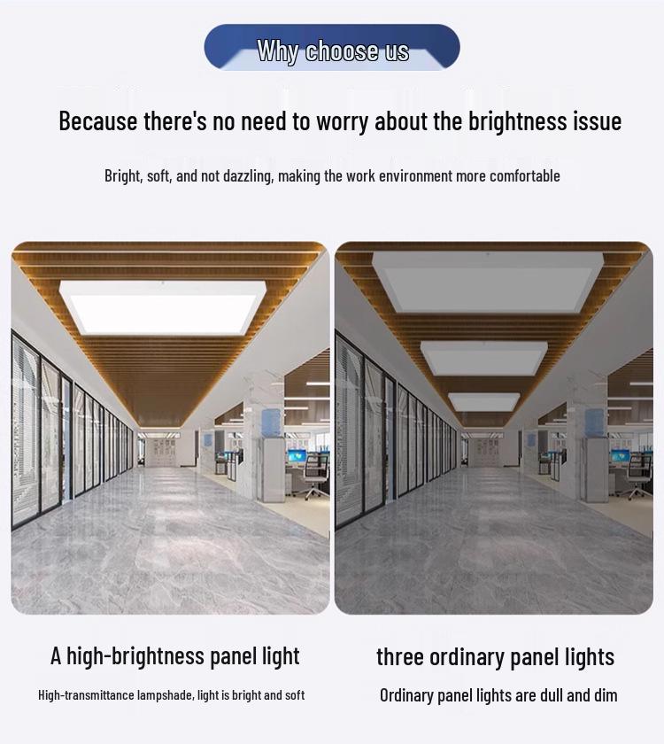 Aufputz-Quadrat-LED-Deckenleuchtenpaneel - Aluminium Büro-Ingenieurmodell