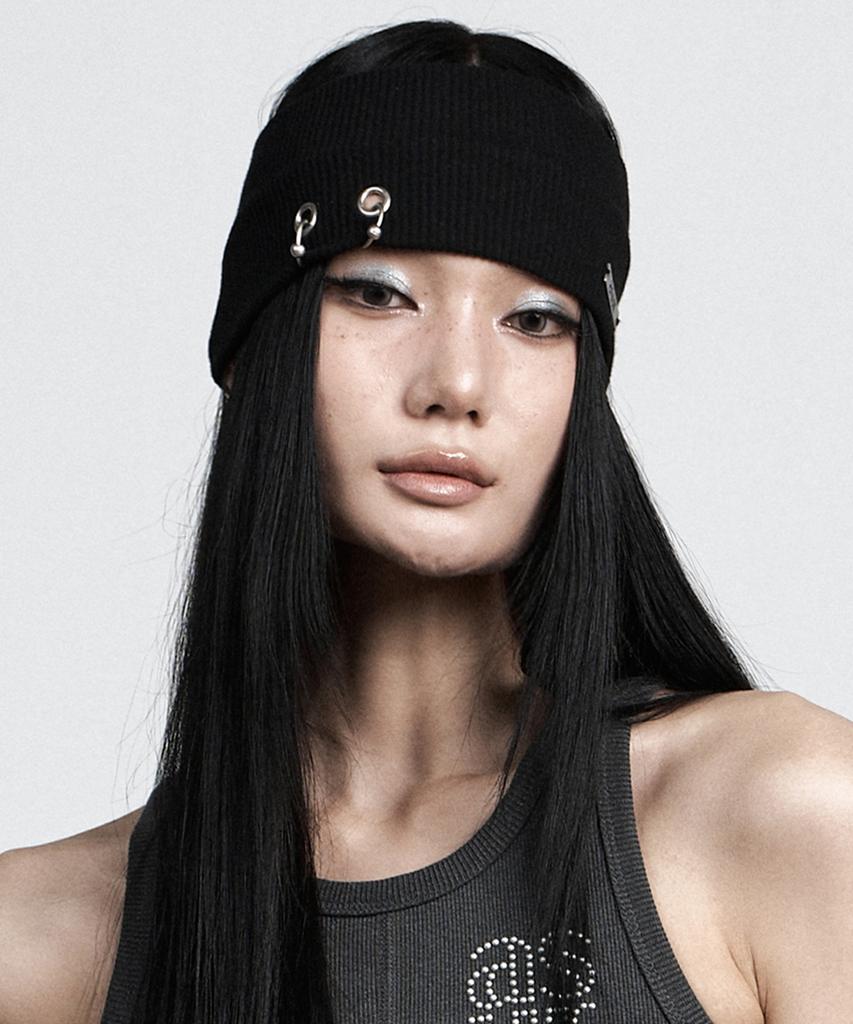 As You Are Piercing Ring Hairband Black