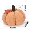 Handmade Knitted Pumpkin Decor - Soft Fall & Thanksgiving Ornament for Table Centerpieces, Mantels, Shelves, Porch, Home Decor