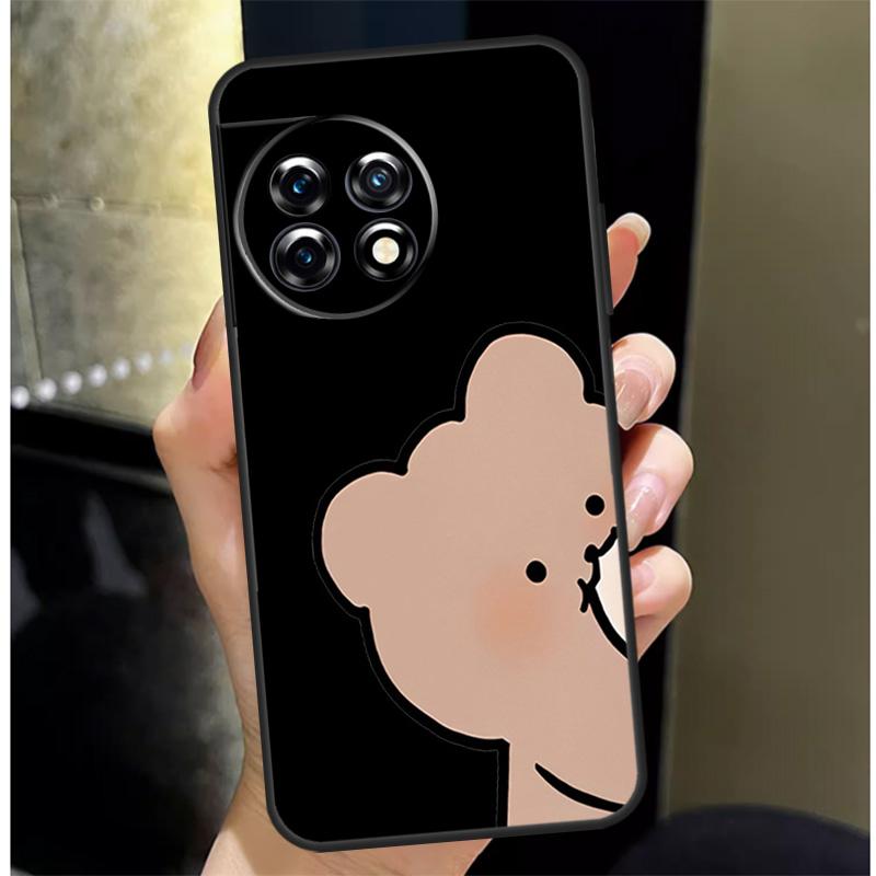 Funny Animal Dog Cats Tiger Couple Cover For OnePlus Nord 4 CE 3 2 Lite N30 N20 N10 OnePlus 13 12 11 10 Pro 10T 8T 12R 13R Case