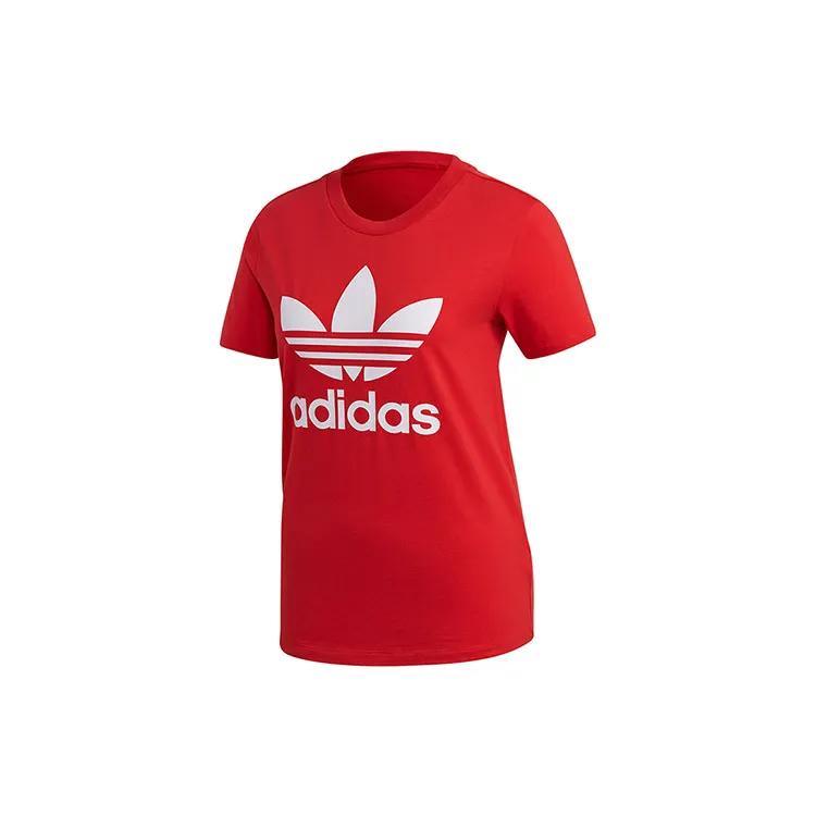 adidas Originals T Shirt Women's Red (Unisex) T-Shirts FM3302