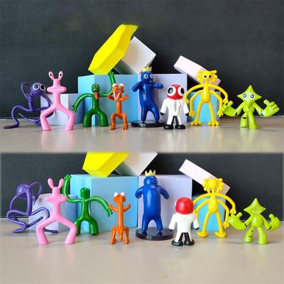 8 ADET Kirpi Oyunu Aksiyon Figürleri 6 Adet 2.4'' Uzun Figürler Oyuncaklar Aksiyon Figürü Seti Mükemmel Çocuk Hediyeleri Pasta Dekorasyonu El Yapımı Model Bebek
