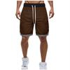 Plus Sizes Trendy Unisex Mesh Basketball Shorts Relaxed Fit Athletic Shorts with Zipper Pockets, Elastic Waist Sporty Shorts for Training & Streetwear
