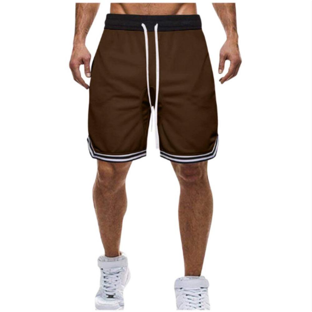 Plus Sizes Trendy Unisex Mesh Basketball Shorts Relaxed Fit Athletic Shorts with Zipper Pockets, Elastic Waist Sporty Shorts for Training & Streetwear