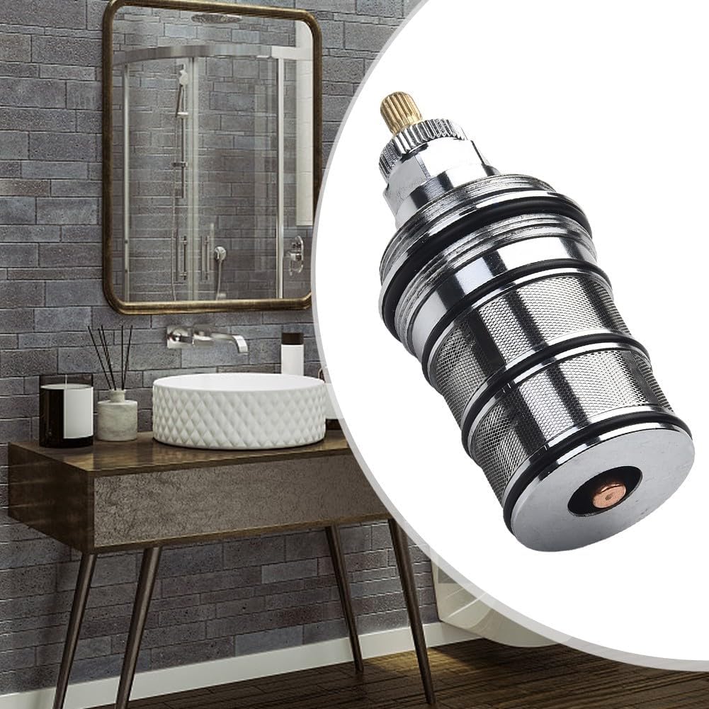 Thermostatic Valve Cartridge, Thermostat Valve Spool Replacement Thermostatic Cartridge Shower Mixer Valve Bar Repair Kit