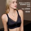 Seamless Full Coverage Full Bust Minimizer Bra, Side Gathering Anti-Sag Bust Lifting Shaping Bra