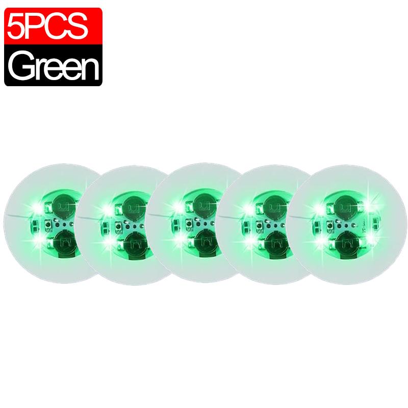 

5/50 шт. светодиодные подставки под стаканы светящиеся наклейки для бутылок ликерные напитки светящиеся чашки коврики для клубов, баров, вечеринок, автомобилей, свадебных вечеринок, вазы украшения Diameter- 6CM