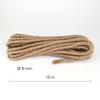 Corde - JUTE - 10m - 8mm - Fibres Naturelles - Résistante à l'Abrasion
