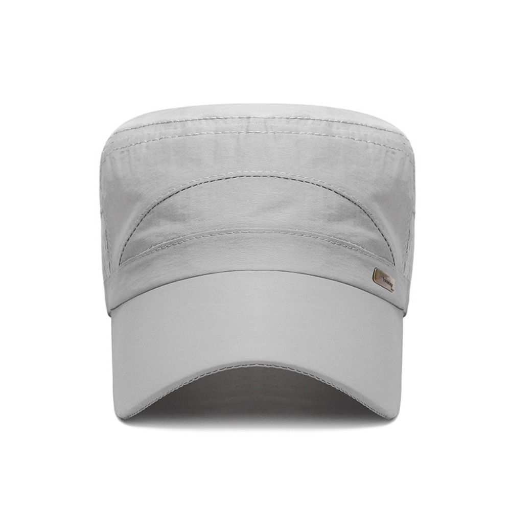 

Anti-UV Cadet Hat Adjustable Flat Top Cap Spring Summer Sun Hat Men