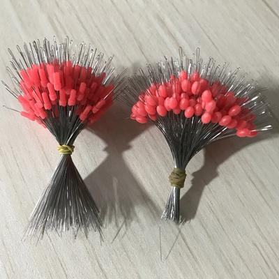 300Pcs Float Rubber Stopper Fishing Bobber Stopper Float Cylindrical Space Bean
