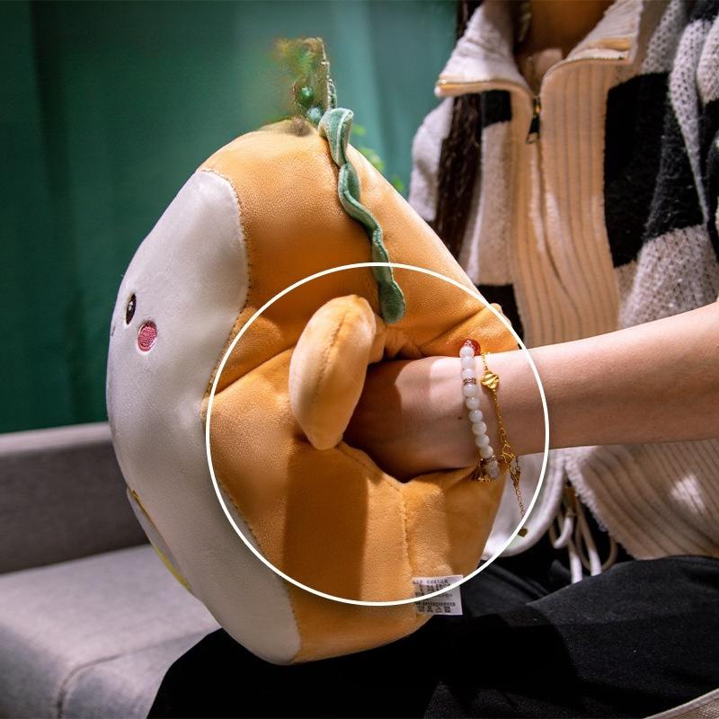 3D Heart Aped Cute Cartoon Two in One U Aped Pillow Office Car Dual Use Pillow Blanket  Animal Pattern PP Cotton Filled